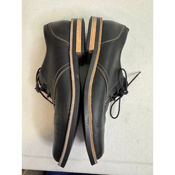 Original Penguin by Munsingwear Waylon Black Leather Derby Shoes Black 9.5 main image 4